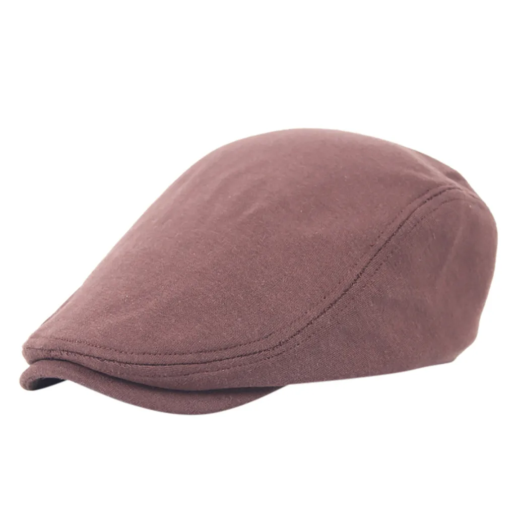 Черный серый елочка газетчик для мальчика твидовая плоская кепка мужская шляпа в стиле Гэтсби - Цвет: Red