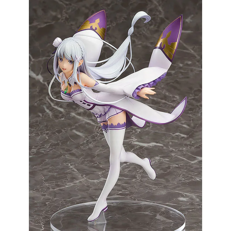 Экшн фигурка Re: Life In A Different World от Zero Emilia 1/7 масштабе окрашенная из ПВХ игрушка