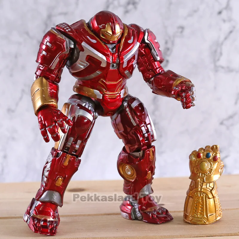 

Marvel Avengers Endgame Hulkbuster with Infinity Gauntlet PVC Action Figure Collectible Model Toy