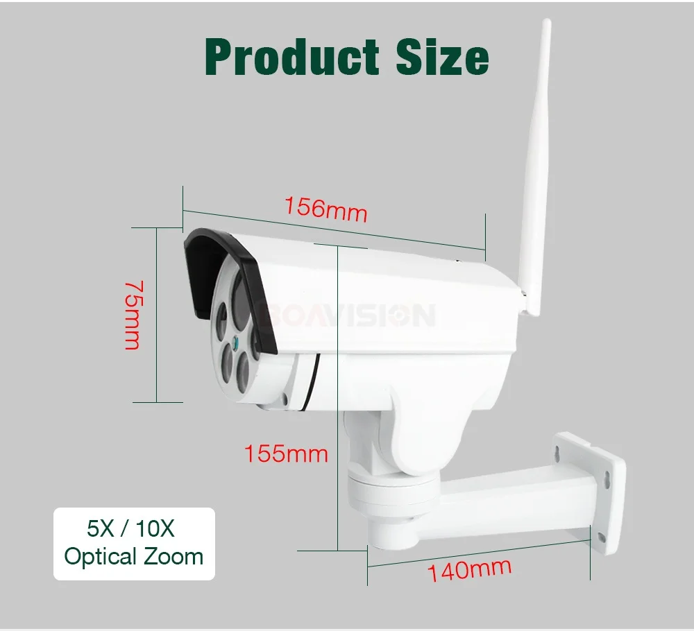 10 wifi ptz ip camera
