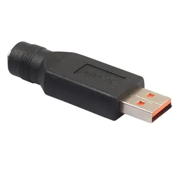 

DC Power 5.5x2.1mm Converter Adapter Plug DC Female to USB Male Connector for Lenovo Yoga3 PRO Laptop Notebook PC