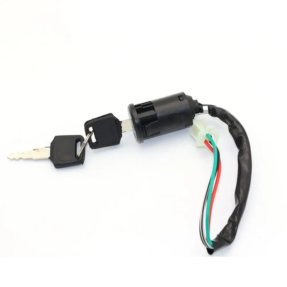 New 4 Wire Ignition Key Barrel Switch for 50cc 110cc 125cc 250cc PIT Quad Dirt Bike ATV