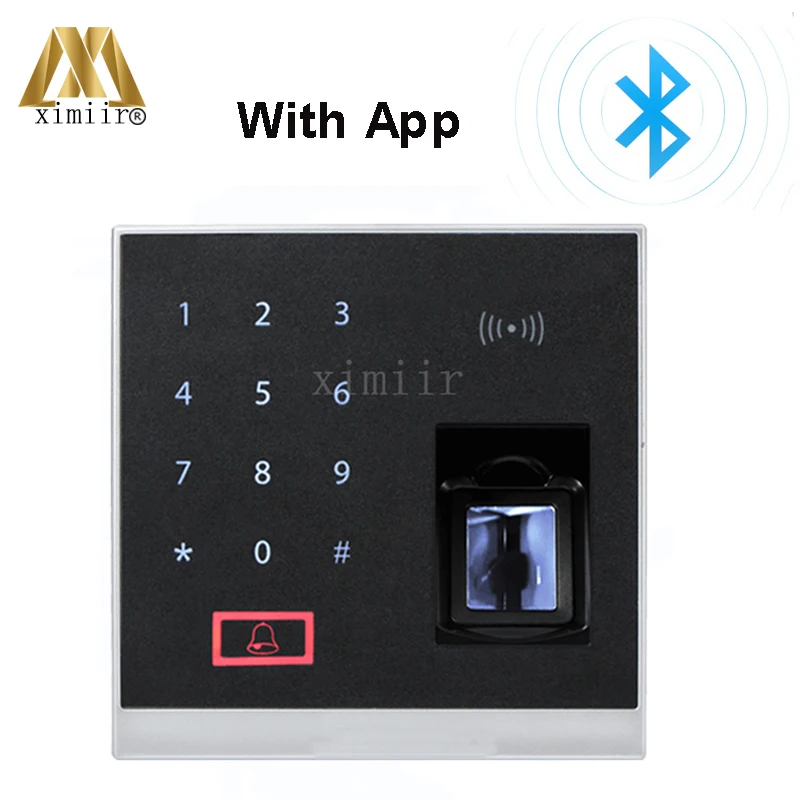 

New arrived ZKteco Bluetooth fingerprint access control device with RFID reader SilkID Sensor ZKBioBT APP software controller