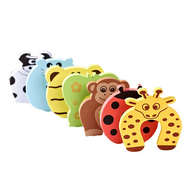 

1PCS Cute Cartoon Animals Child Finger Corner Guard Kids Cute Door Stops Baby Infant Safety Protector Door Stopper