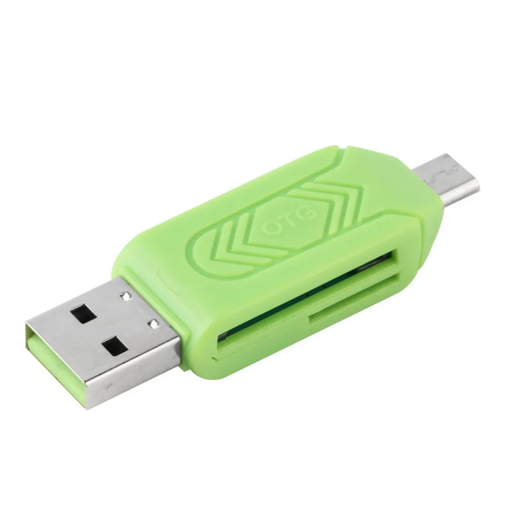 ABS универсальный card reader Мобильный телефон PC card reader Micro USB OTG картридер OTG TF/SD флэш-памяти