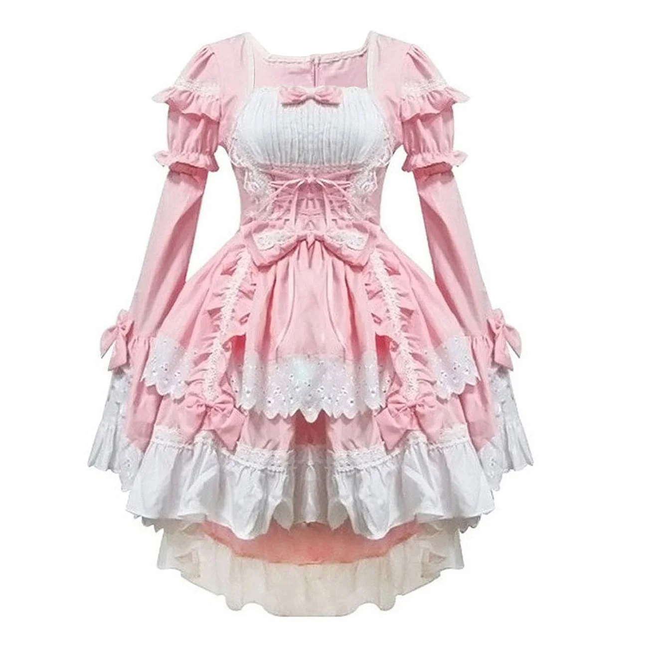 Pink Costumes Maid Clothes Anime Clothing Cosplay In Game Costumes From