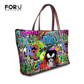 

Brand Women Travel Handbag High Quality Graffiti Tote Bag for Women Casual Ladies Spanish Shoulder Bags bolsos mujer