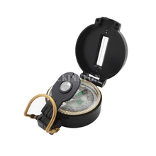 100 шт./лот, компас, высококачественный подарок, весы для автомобиля, кемпинга, пешего туризма, направляющая, портативный, ручной, черный компас, DC45-1A