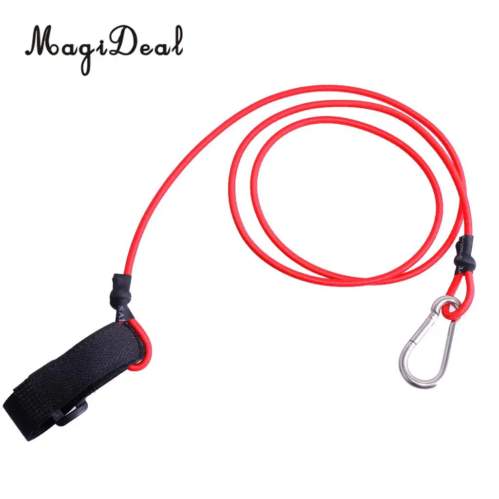 Elastic Kayak Canoe Safety Leash Fishing Rod Lanyard Paddle Leash for Kayaking Canoeing Rafting Inflatable Boat Accessories