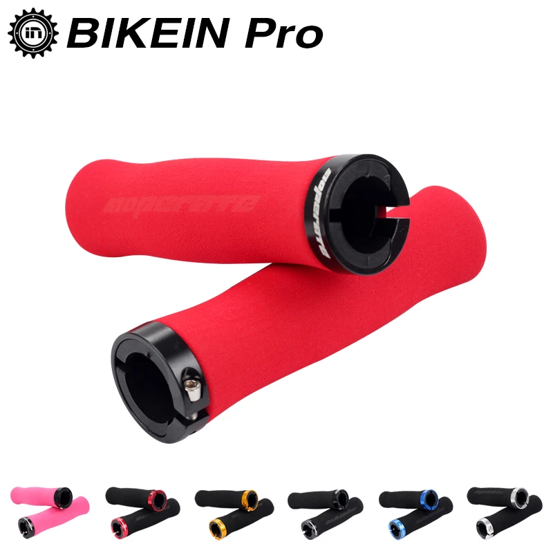 Labewin Bicycle Sponge Lockable Handlebar Grips Fits Cycle Mountain Bike BMX MTB Stunt Scooter Black Blue White