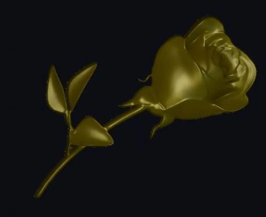 

3d model relief for cnc in STL file format Rose_6