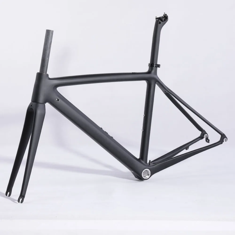 Excellent Spcycle 2020 New Ultralight Carbon Road Bike Frame Wheelset T1000 Carbon Road Bicycle Frameset With Seatpost Headset 50/53/55cm 3