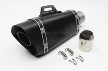 MGOD – Motorcycle dirt bike exhaust escape Modified Scooter akrapovic Exhaust Muffle Fit for most motorcycle carbon exhaust