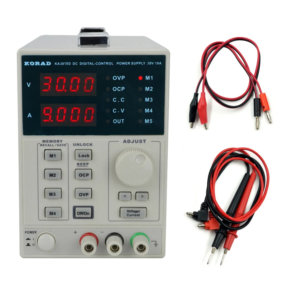 Meilleur KORAD KA3010D précision Variable réglable 30 V, 10A 0.01V 0.001A alimentation linéaire cc classe de laboratoire régulée numérique