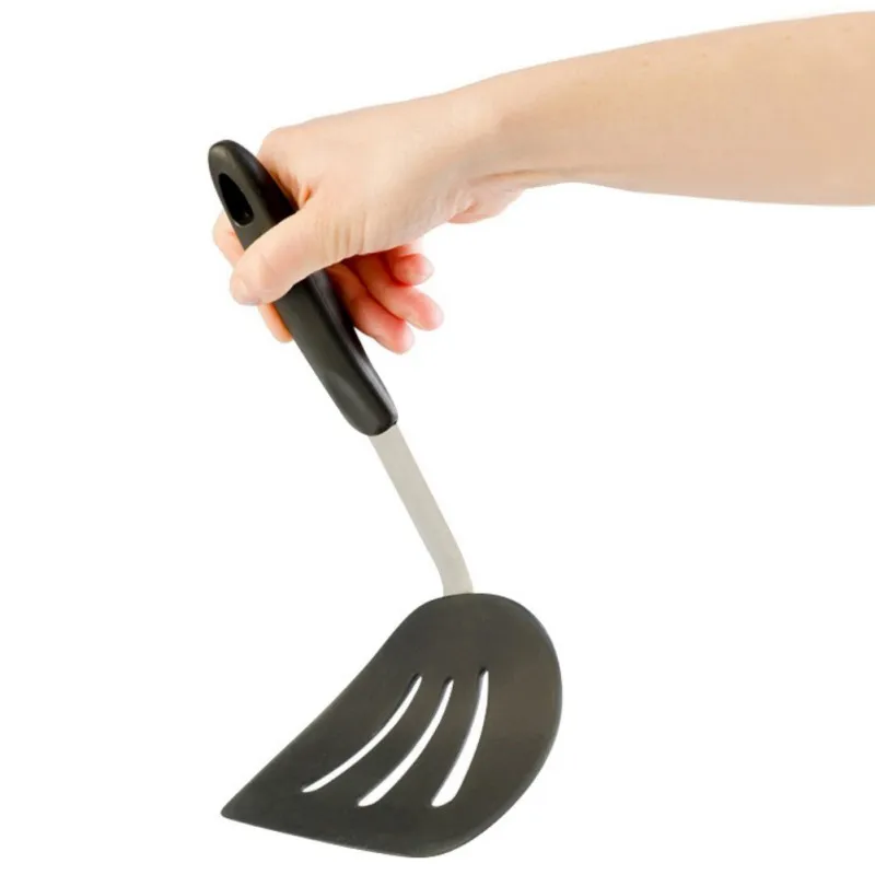 Пищевая силиконовая большая протекающая Лопата стейк жареная Лопата домашний сад кухня столовая кухонные инструменты