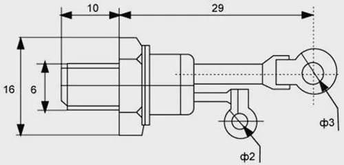 Тиристорный Тиристор KP5A/KP5A 1600V спиральный Тиристор 3CT5A 100-2000V