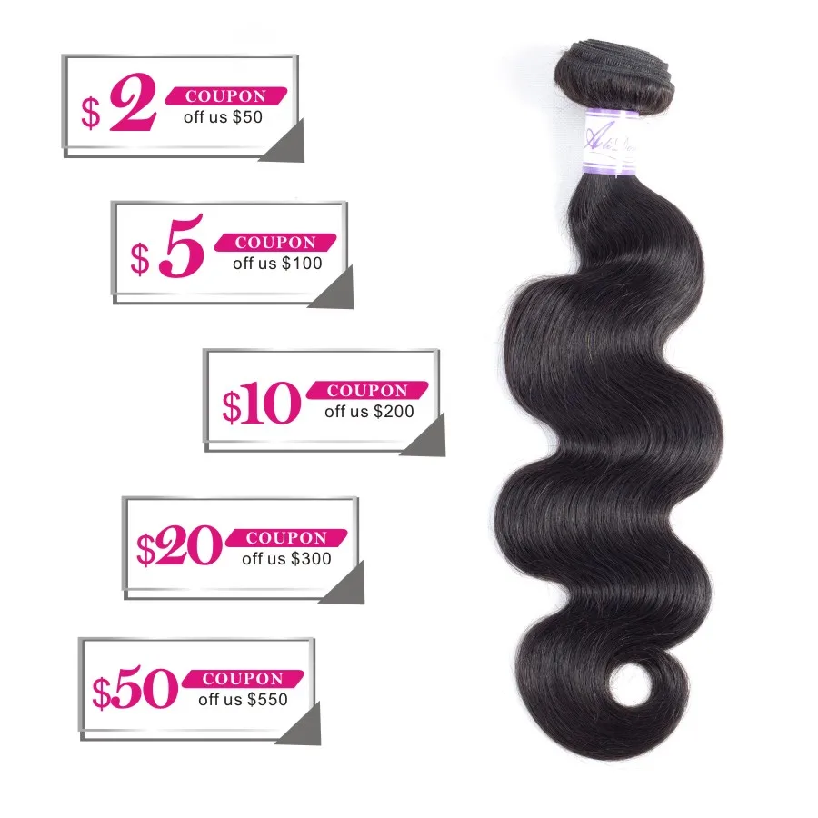Brazilian Body Wave Hair Bundles 100% Human Hair Weave Natural Color Alidoremi Non Remy Hair Extension 8-30 Inch Can Buy1/3/4pcs