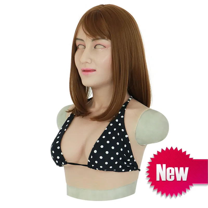 

Roanyer Mia Top Quality Realistic Silicone Breast Forms for Crossdresser Silicone Mask with Boobs for Shemale Drag Queen