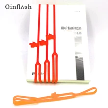 5 шт./партия милые силиконовые закладки для пальцев Бонд Новинка связать школьные принадлежности канцелярские принадлежности для детей цвет случайный