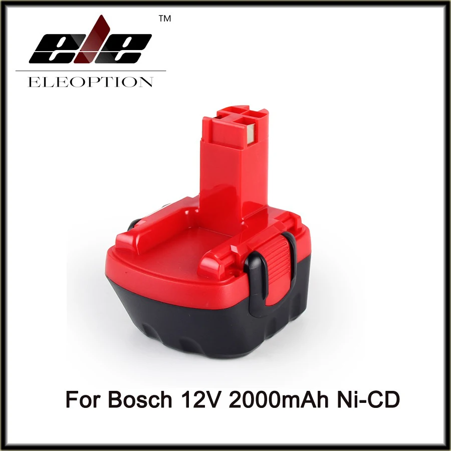 High Quality Eleoption New 12V 2000mAh Ni CD Battery for Bosch GSR 12