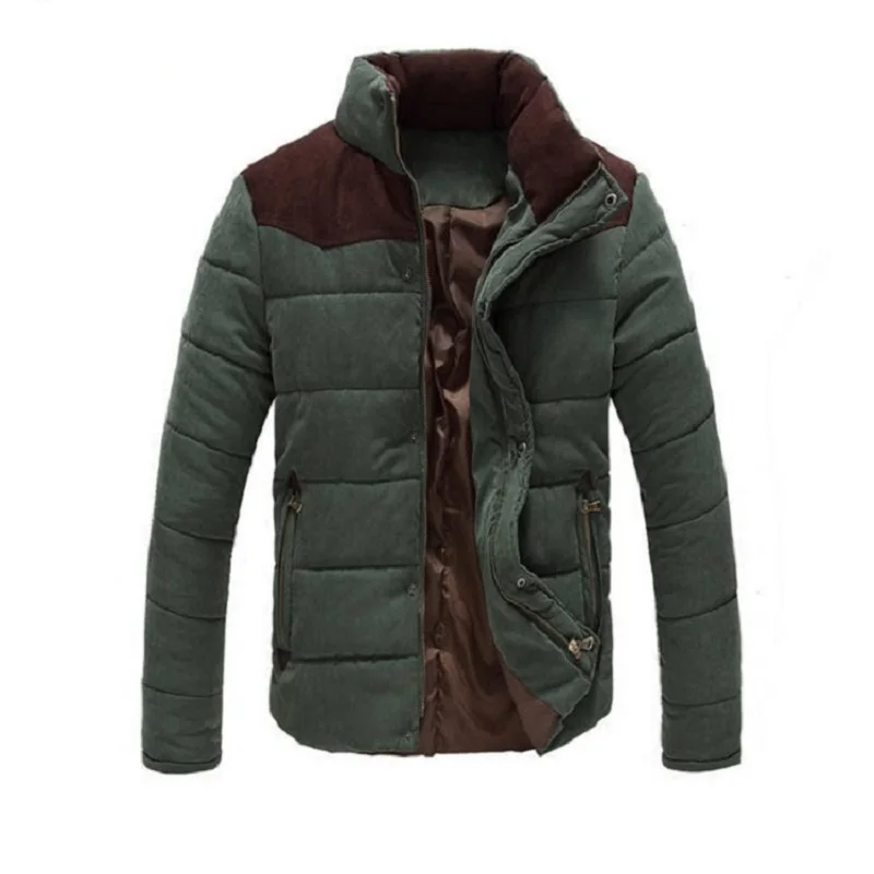Grandwish/Зимняя Мужская Утепленная парка, повседневная верхняя одежда, куртки для мужчин размера плюс 4XL, Прямая поставка, мужские хлопковые пальто и куртки, ZA088 - Цвет: Army Green