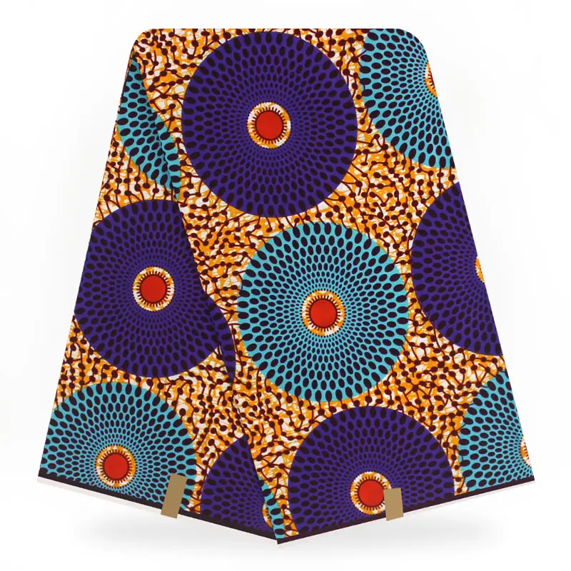 

African Fabrics African Print Fabric 6 Yards Latest Veritable Wax Hollandais Guaranteed Real Dutch Wax For Women Dresses