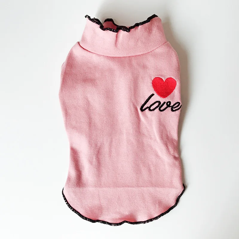 

Spring and summer puppy small dog clothes four colors s-xxl sizes cool fashion bottoming vests two feet clothes for dogs