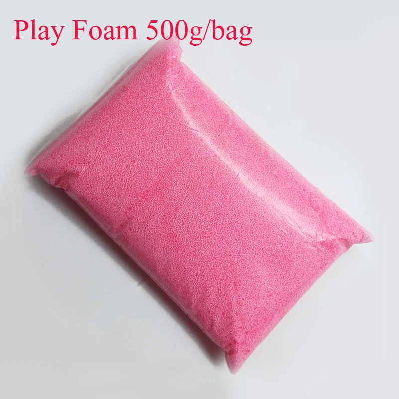 500g/bag Play Foam Light Soft Play Dough Colored Modeling Magic Clay Air Dry Intelligent