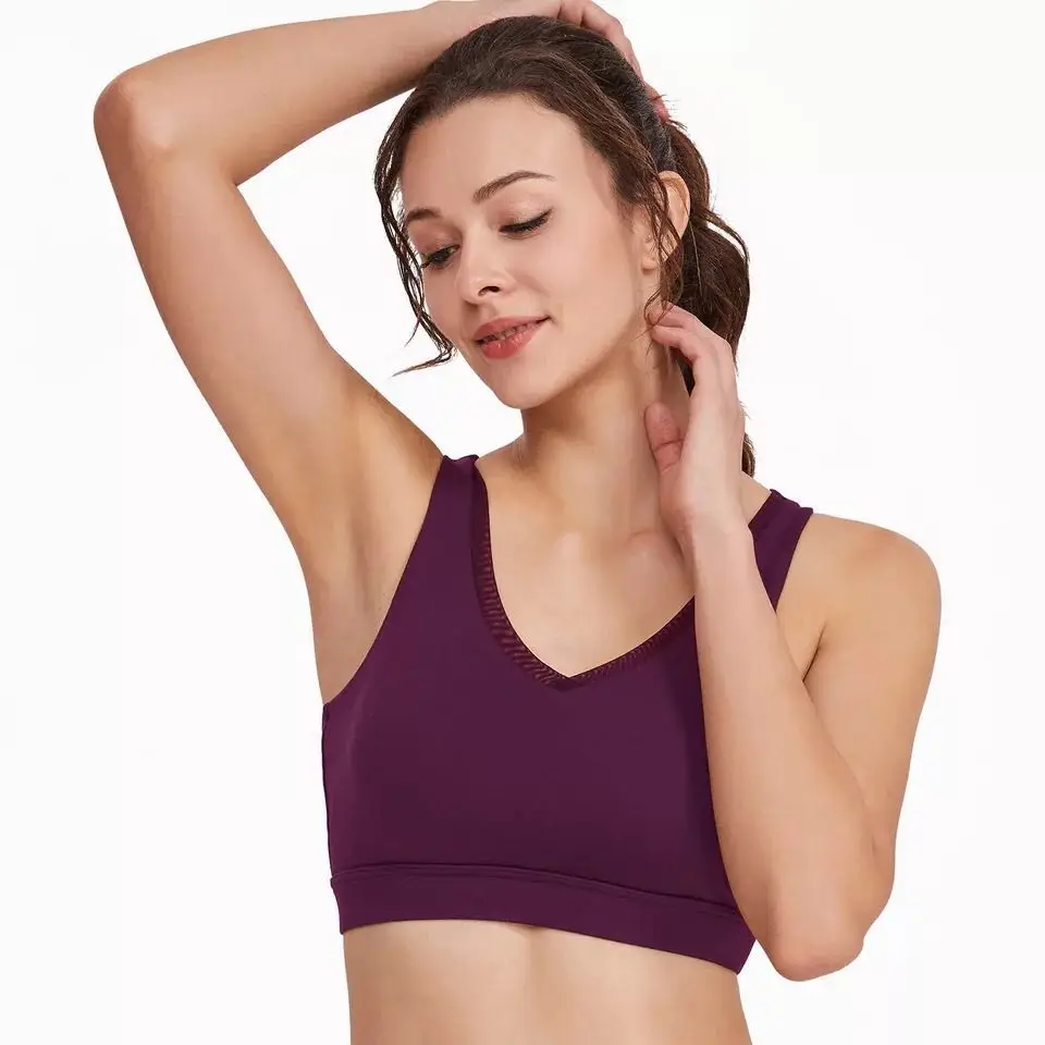 Zhuohe Push Up спортивный топ белый пастель сухая бюстгальтер танк Sujetador Deportivo лифчик