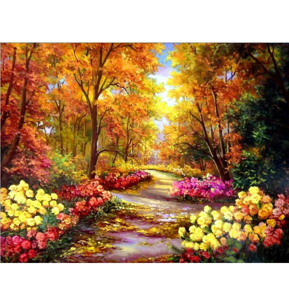 

YANXIN DIY Framed Painting By Numbers Oil Paint Photo Wall Art Digital Pictures Painting Decor For Home Decoration Gifts C154
