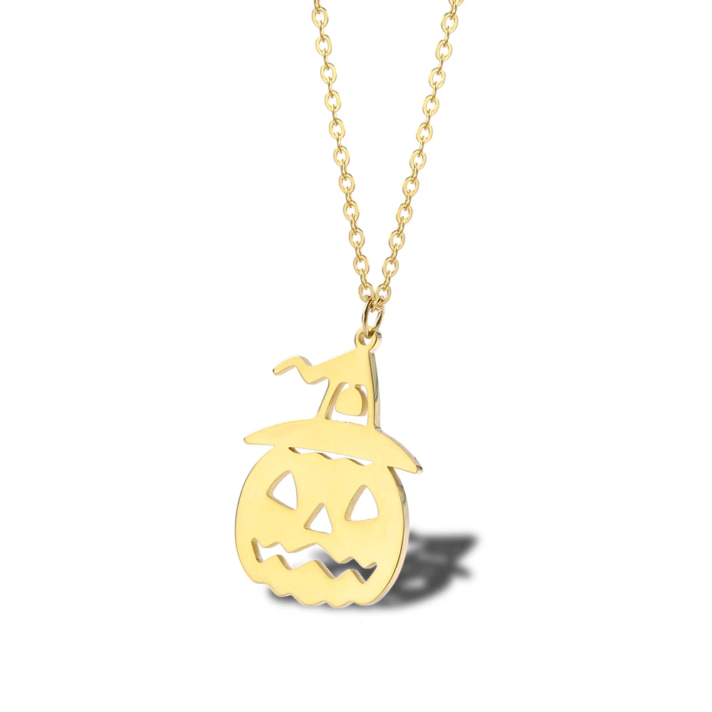 

Feelke Halloween Pumpkin Head Gift Necklaces Pendants To Best Friends