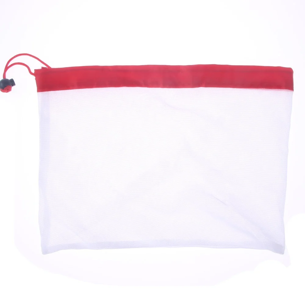Пользовательские многоразовые продуктовые хозяйственные сумки Регулируемая нейлоновая струнная сумка для фруктов, овощей, для хранения игрушек, сетчатая продукция, сумки для супермаркетов, магазинов