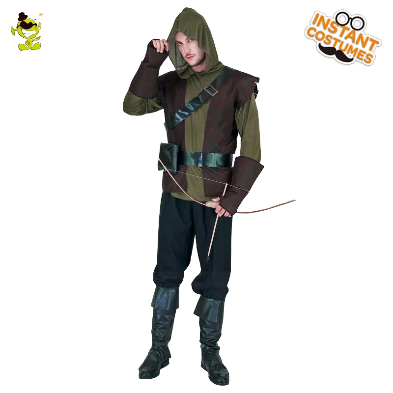 Halloween Party Costume - Robin Hood Fancy Dress for Brave Green Arrow Man Role Play and Masquerade image 3