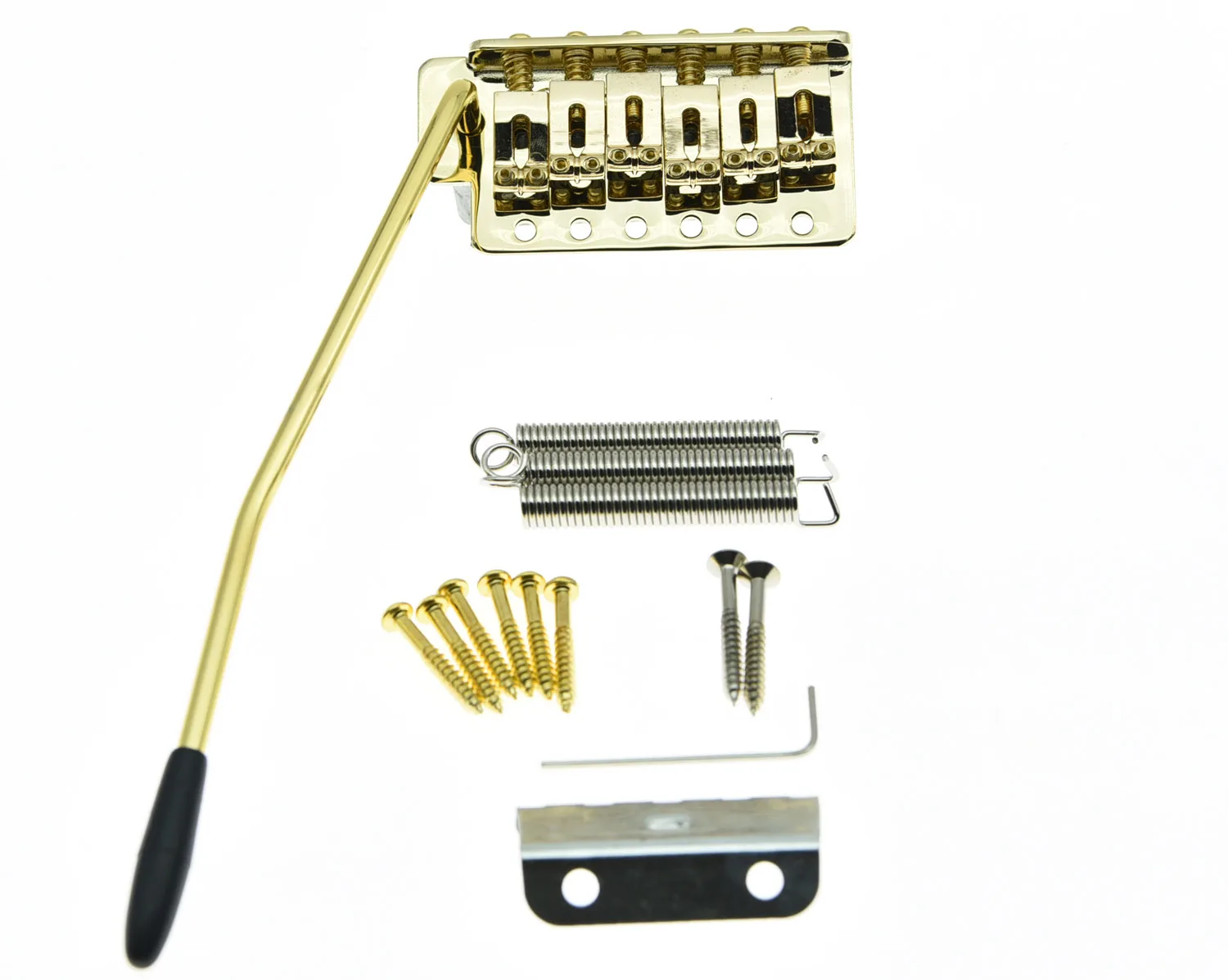 KAISH Gold ST Strat Style Guitar Tremolo Bridge Locking System for Stratocaster KAISH Gold ST Strat Style Guitar Tremolo Bridge Locking System for Stratocaster