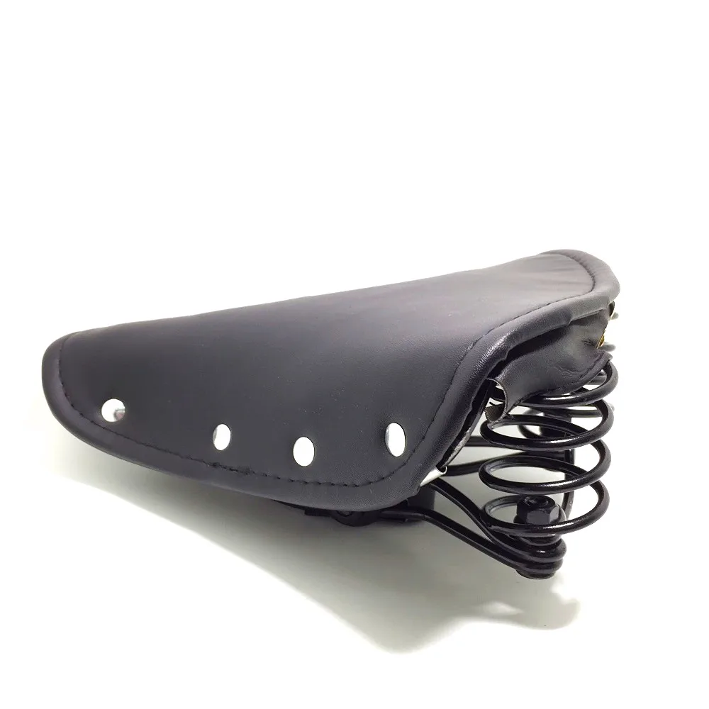 

Q681 free shipping 28-inch high-quality retro vintage bike cushion saddle back seat cushion practical spring