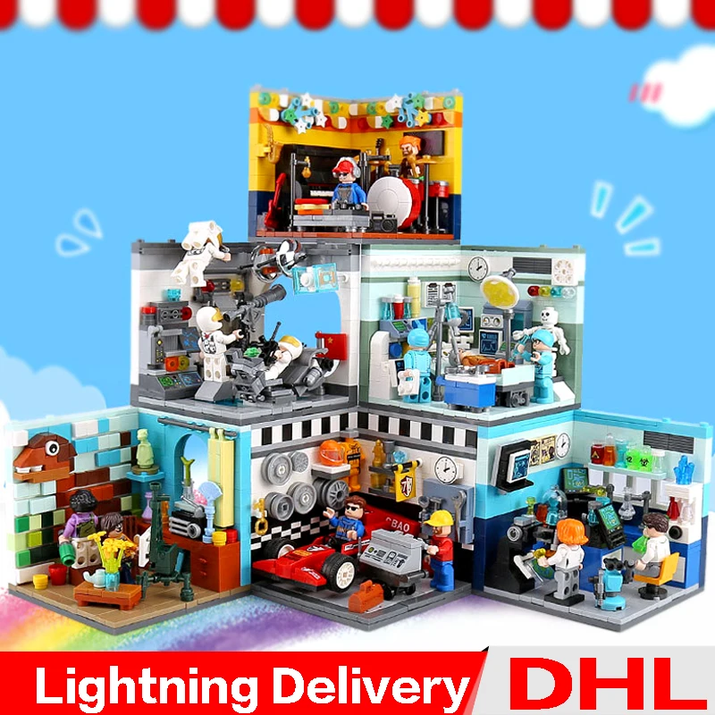 

XINGBAO 01402 Genuine Building Kits The Future Dreams House Set Building Blocks Bricks Educational Kid lepining Toys Gifts LP
