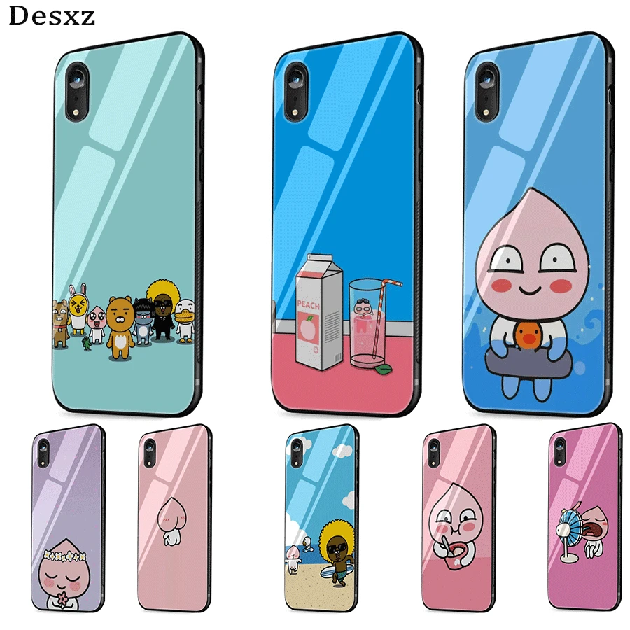 Забавное какао-стекло Desxz чехол для iPhone 5 5S SE 6 6s 7 8 Plus X XR XS Max |