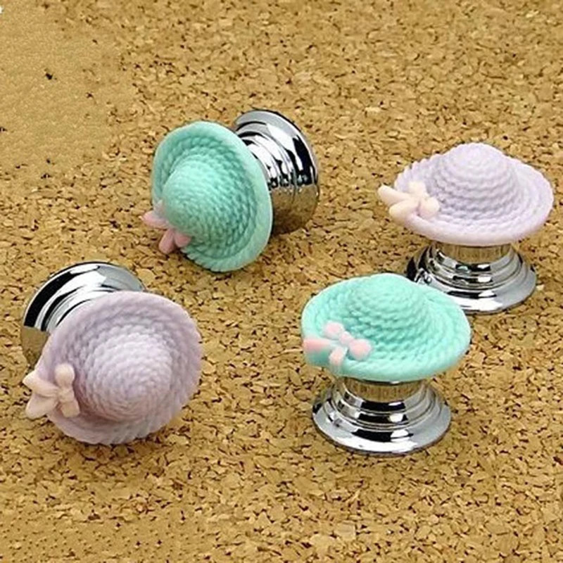 Children bookcase handle Creative pvc cap knob fashion luxury drawer