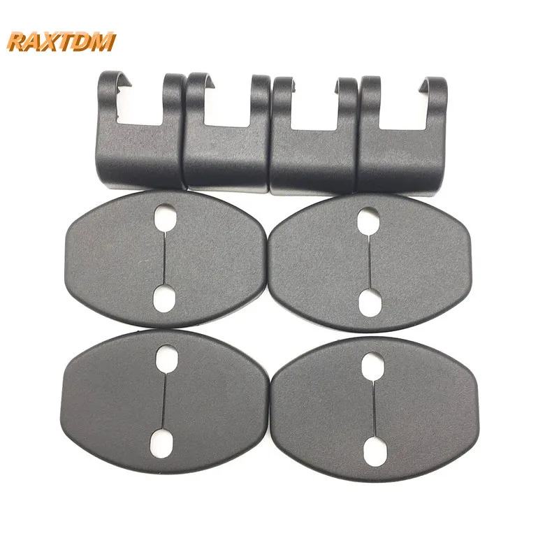 

8Pcs/set Car Door Lock Decoration Cover Car Covers Door Stopper Protection Cover For Skoda Octavia A7 Fabia Rapid Superb Yeti
