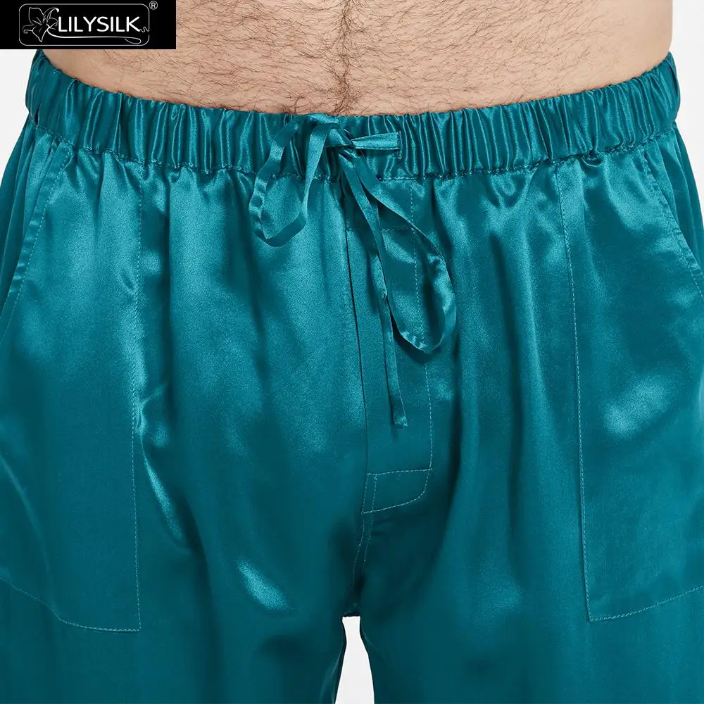 LilySilk пижама мужская белье костюм домашняя одежда для мужчн Пижамный комплект