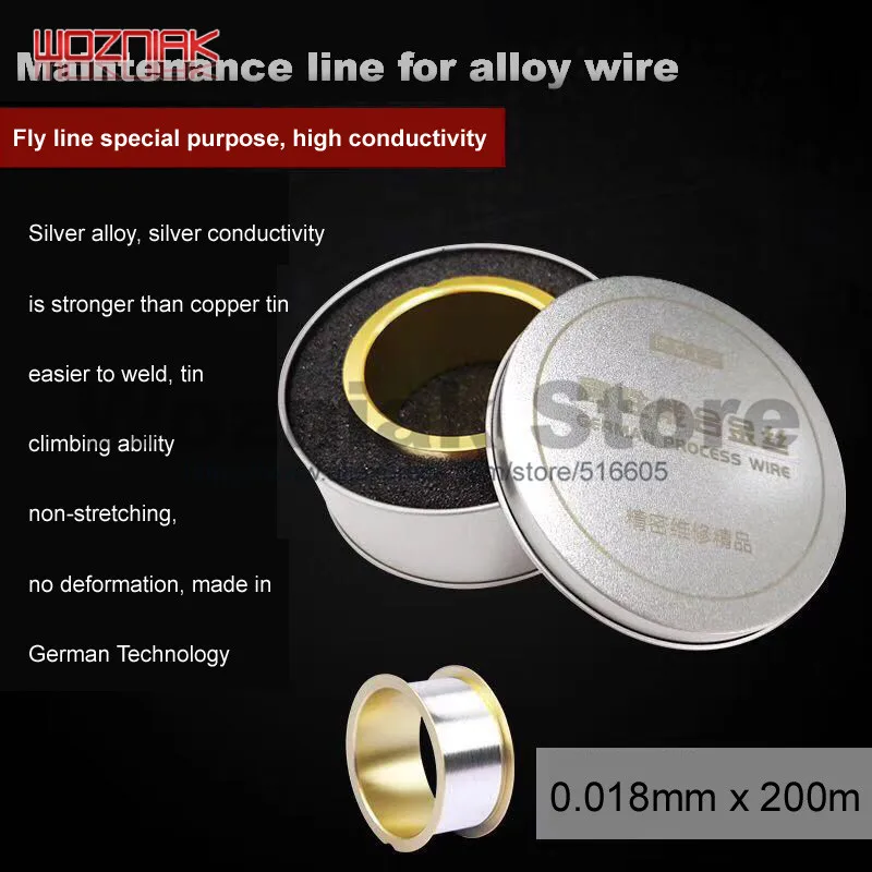 Repair of CPU breakpoint fingerprint fly line 0.018mm x 200m motherboard by alloy wire For iPhone x Precision face maintenance Repair of CPU breakpoint fingerprint fly line 0.018mm x 200m motherboard by alloy wire For iPhone x Precision face maintenance