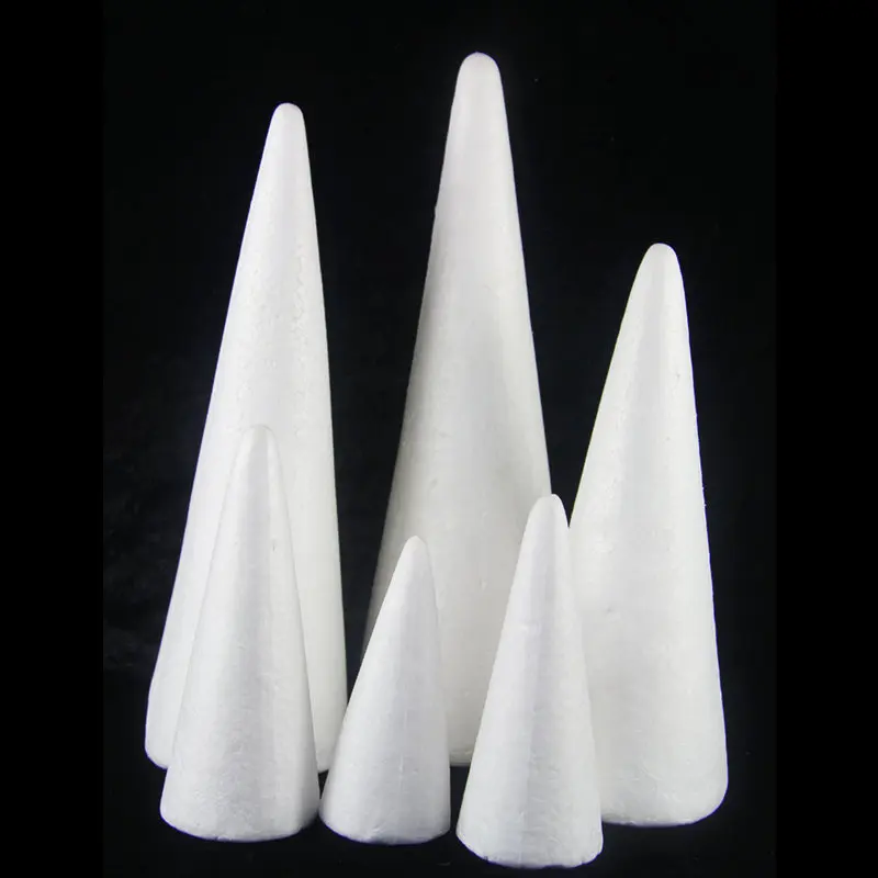 17 40CM Foam Balls Polystyrene Cones Craft Children's DIY Wedding