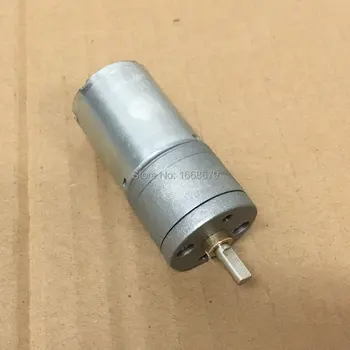 

25MM 370 Brush Mini DC Motor 12 Volt Engine Electric Geared Motor High Torque Speed Reducer 12V 600RPM, 6V 300RPM, 7.2V/9V/24V