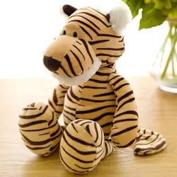 Около 35 см стильная футболка с изображением персонажей видеоигр тигр плюшевые игрушки мягкие куклы малыша игрушка Рождественский подарок