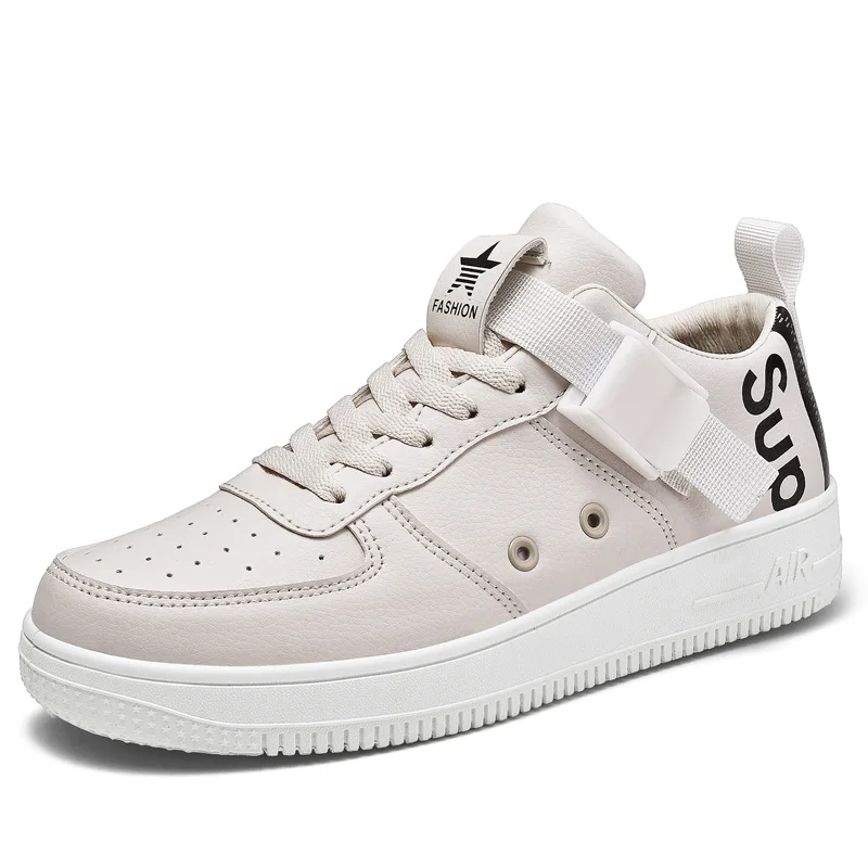 

2019 Autumn New Men Shoes Lace-Up Man Fashion Shoes Pu Leather Casual Shoes Brand Men Sneakers Autumn Men FLats DB0154