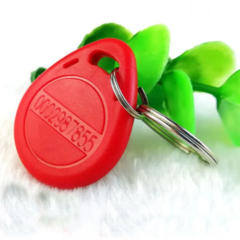

100 125khz RFID Keychain Sticker Card Label Key ID Keychain TK4100 Access Control Access Control EM Keychain Token Portal Reade