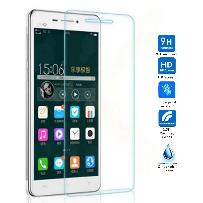 2 шт. закаленное стекло для Vivo V3 Max V3MAX Nex Z1 X5 Pro X5MAX V9 Защитная пленка