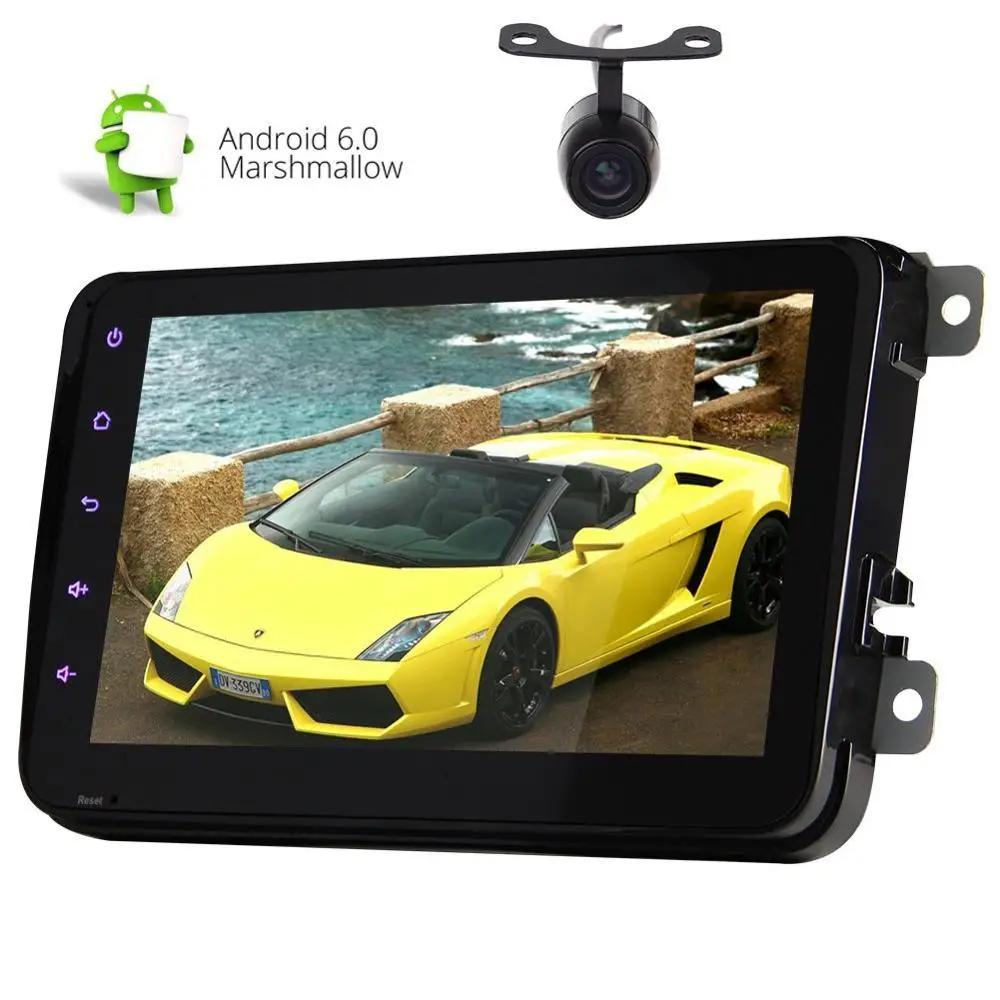 Android 6.0 Car Stereo For Jetta Golf Passat Polo EOS No-DVD Player HeadUnit 2din 8 inch for VW volkswagen Radio free CANBUS | Автомобили