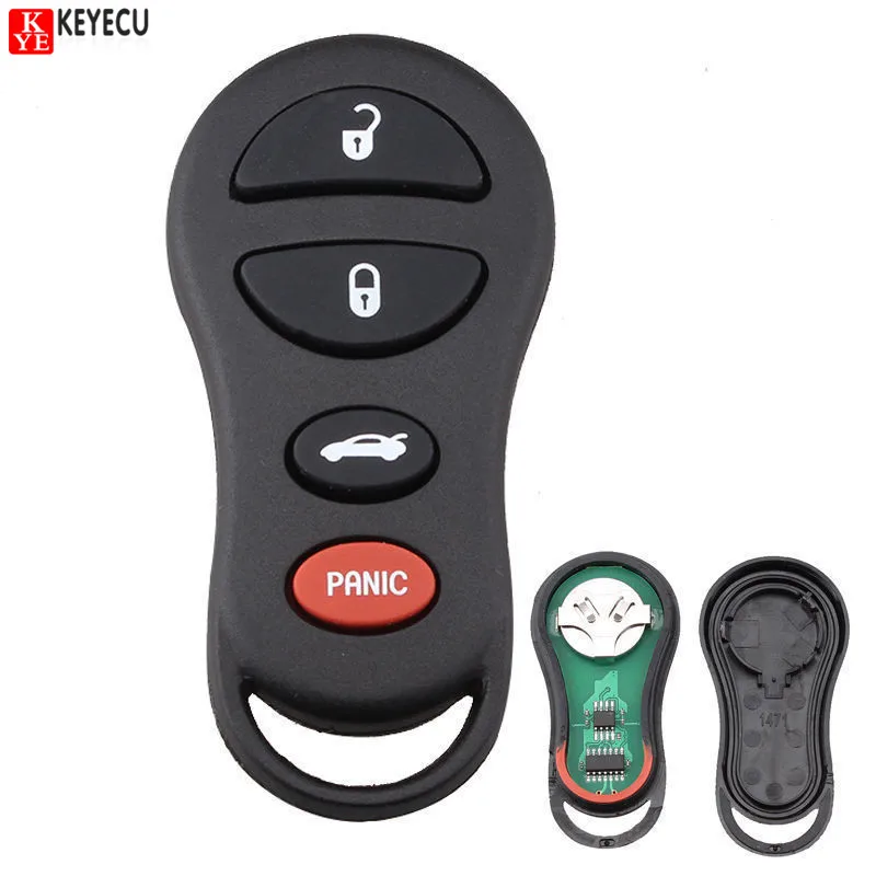 

KEYECU Replacement Remote Car Key Fob for Dodge Interpid Chrysler Neon Concorde Plymouth Neon FCC ID: GQ43VT9T