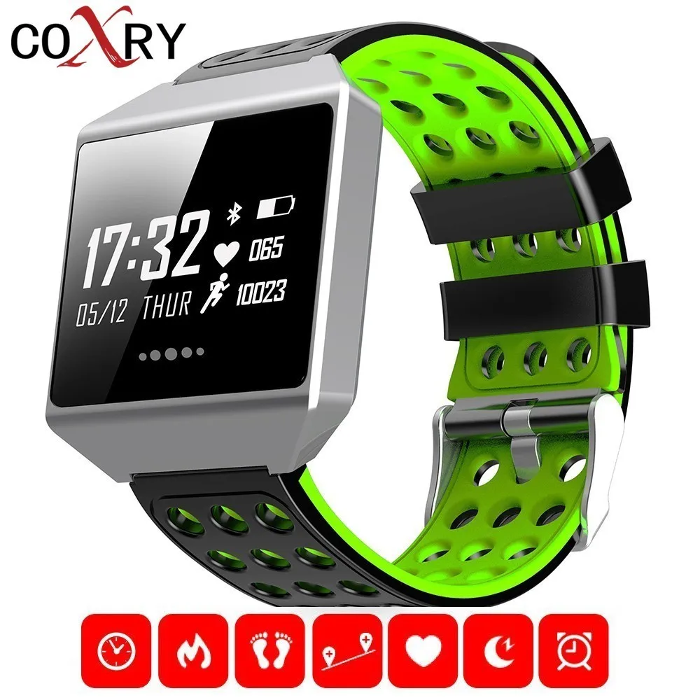 

COXRY Sport Smart Watch Men Digital Running Watch Pedometer Waterproof Blood Pressure Heart Rate Sleep Monitor Smart Electronics